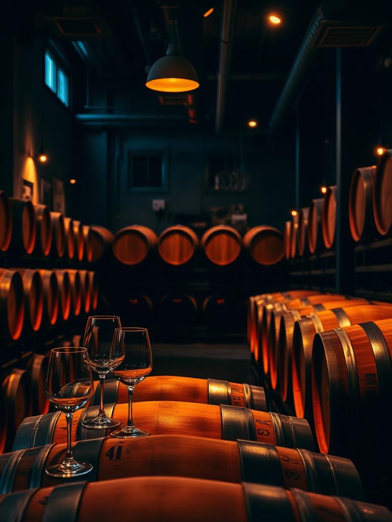 Urban winery tasting room